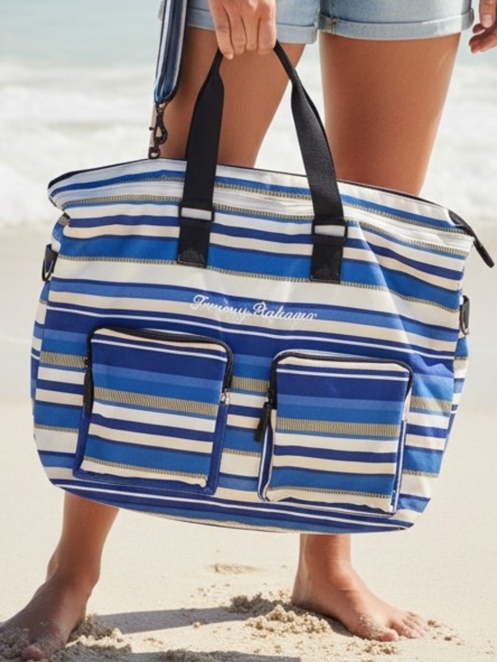 Tommy Bahama Handbags - Tommy Bahama - NWOT, Multi Colored Large Insulated Tote Bag W/ Crossbody Strap,
